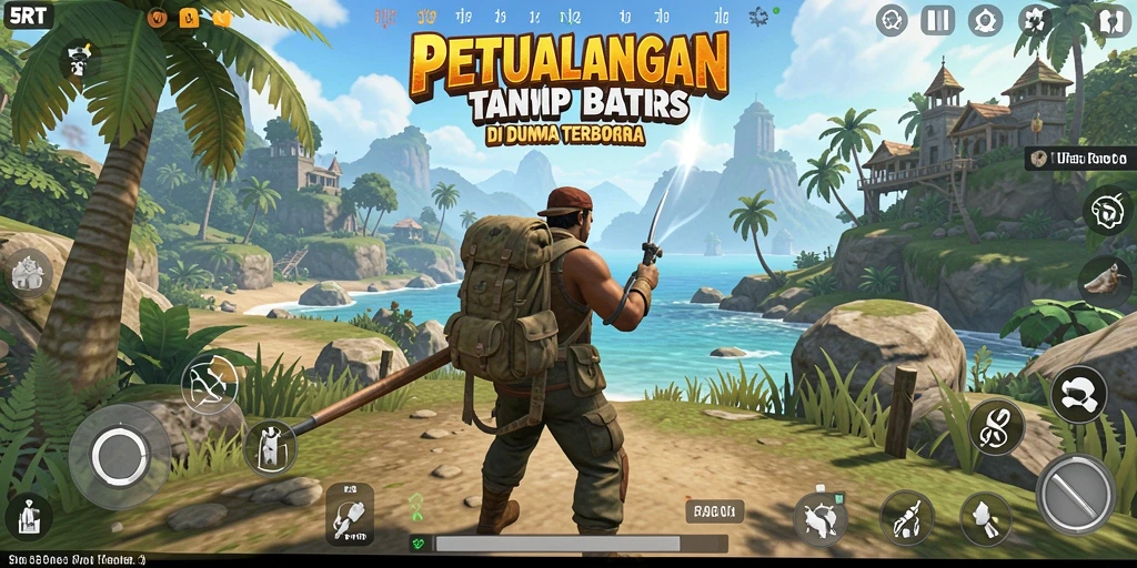 Gameplay seru di dunia terbuka 5RT yang menakjubkan.
