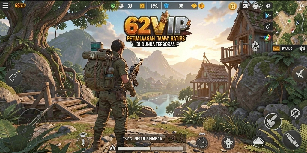 Tampilan gameplay 62VIP yang memikat dalam dunia terbuka.