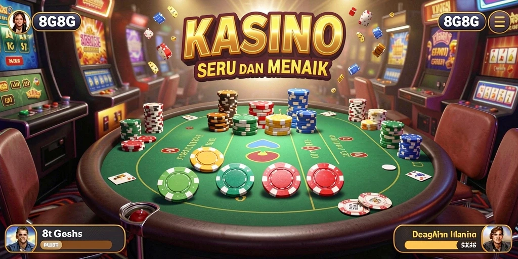 Gameplay mendebarkan di aplikasi 8G8G yang penuh warna.