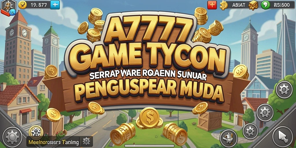 Screenshot menampilkan gameplay menarik A7777 dengan berbagai bisnis yang dikelola.