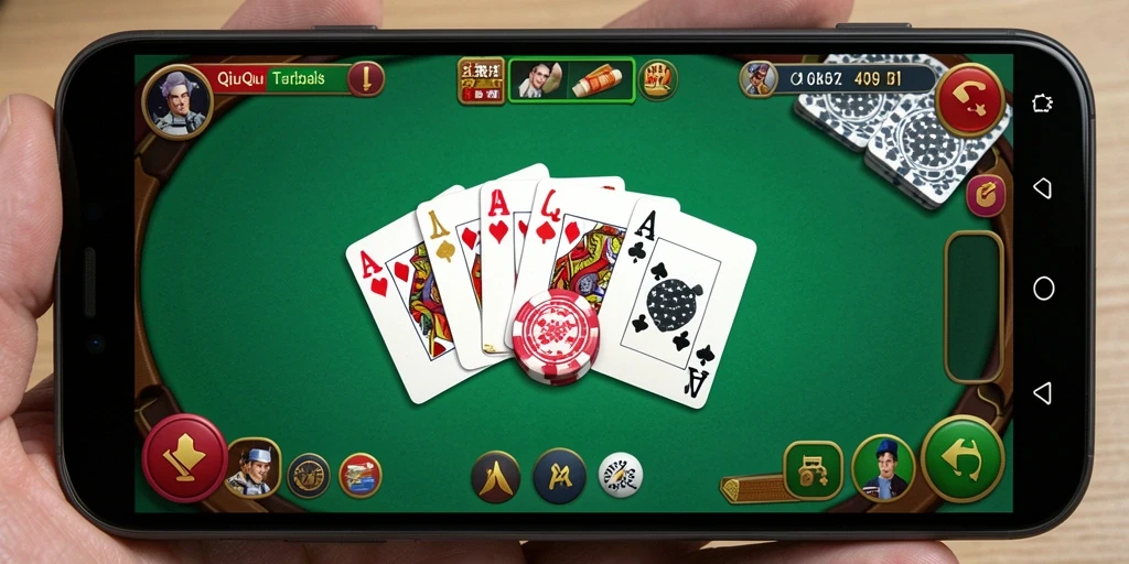 Tangkapan layar menampilkan gameplay seru QiuQiu di AA62.
