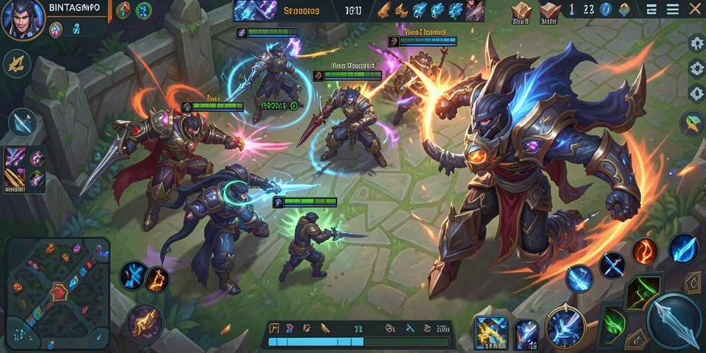 Tampilan menarik dari gameplay seru BINTANGMPO yang menantang.