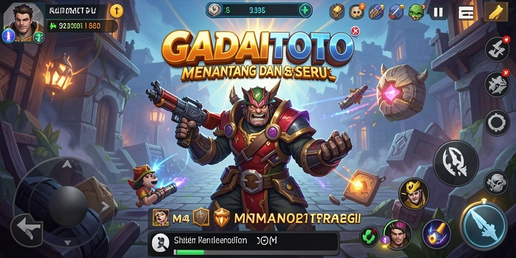 Screenshot GADAITOTO menampilkan gameplay strategi yang menarik.
