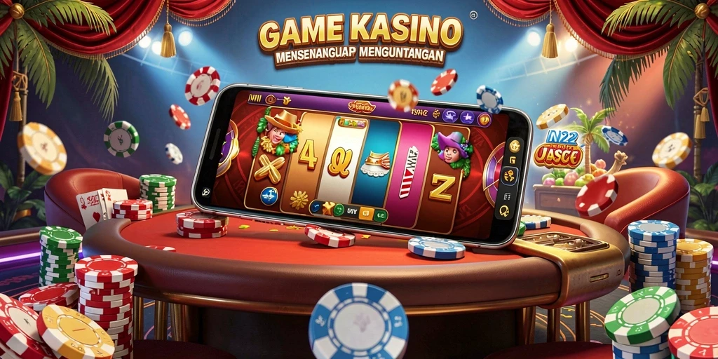 Tampilan gameplay seru dari aplikasi kasino IN22.