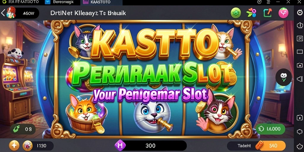 Tampilan vivid gameplay KASTOTO dalam fitur Slot yang menarik.