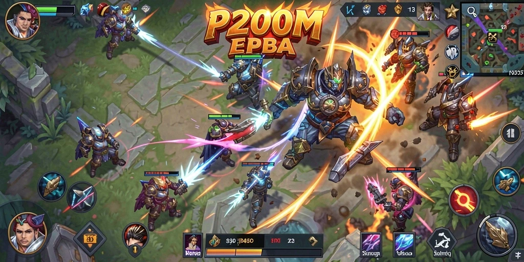Gameplay seru dan strategi mendalam di P200M.