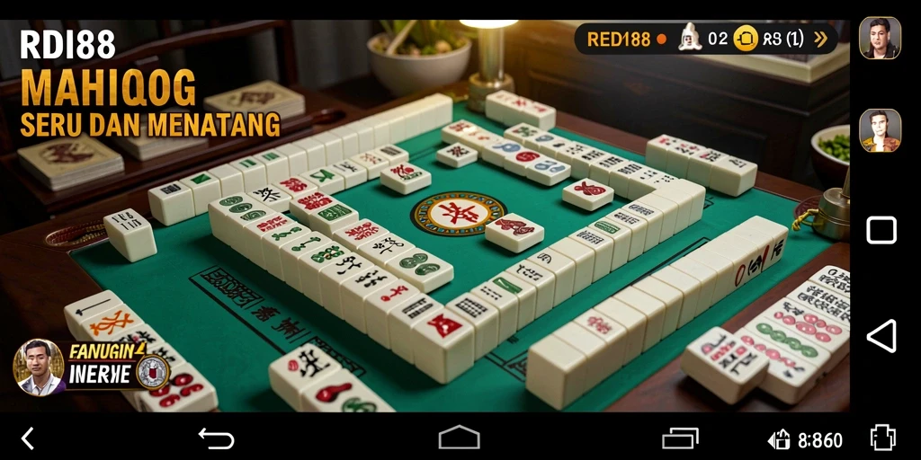 Tampilan gameplay Mahjong RDI88 yang menantang dan seru.