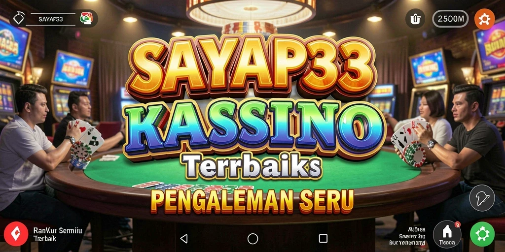 Tampilan gameplay SAYAP33 yang menegangkan di dunia Kasino.