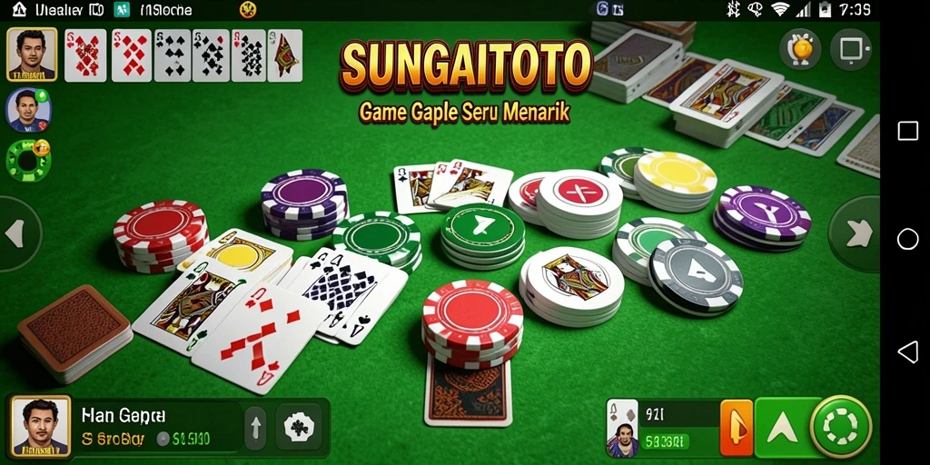 Tangkapan layar SUNGAITOTO saat bermain Gaple yang menyenangkan.