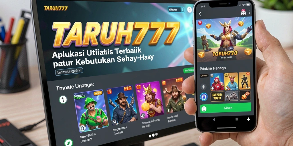 Tampilan antarmuka pengguna TARUH777 yang intuitif untuk kebutuhan utilitas sehari-hari.