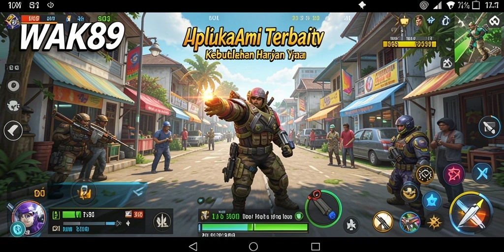 Tampilan antarmuka WAK89 yang modern dan mudah dinavigasi.