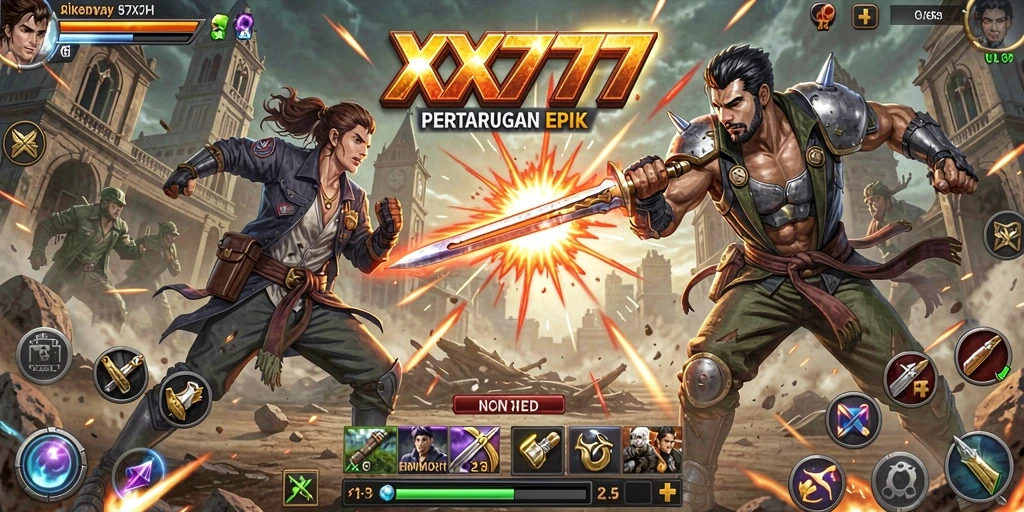 Tampilan gameplay seru dan menegangkan dari XXX777.